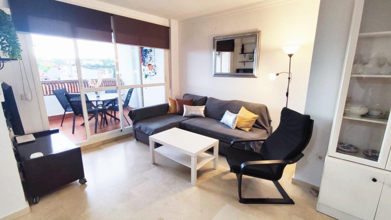 2Bdr Sunny Apartment With Pool And Private Parking In Benalmadena Ngoại thất bức ảnh